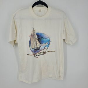 Vintage Harvey Woods Bluenose II Nova Scotia T-Shirt Size L